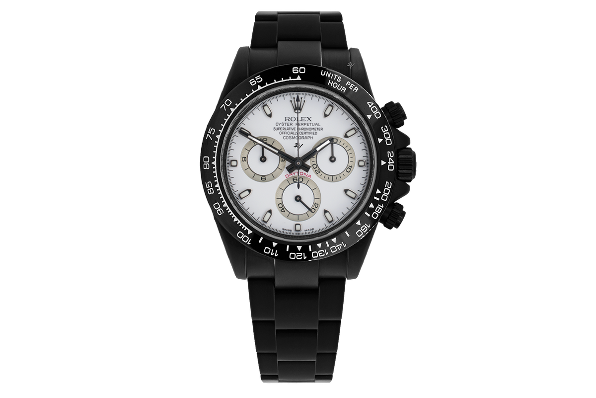 Rolex Cosmograph Daytona Black Oyster Bracelet Watch